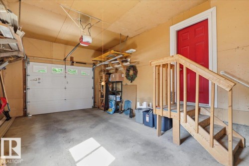 128 Green Ash Drive, Wetaskiwin, AB - Indoor Photo Showing Garage