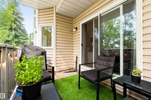 #201 10504 77 Av Nw, Edmonton, AB - Outdoor With Deck Patio Veranda With Exterior