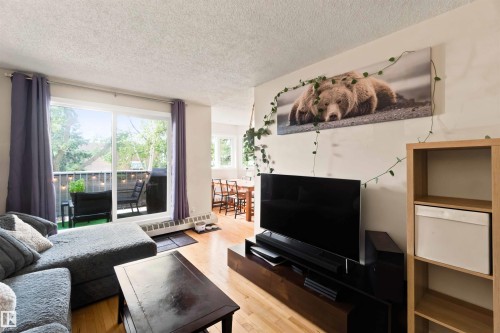 #201 10504 77 Av Nw, Edmonton, AB - Indoor Photo Showing Living Room