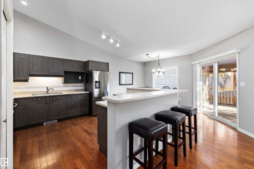 #123 215 Blackburn Dr E Sw, Edmonton, AB - Indoor Photo Showing Kitchen With Double Sink