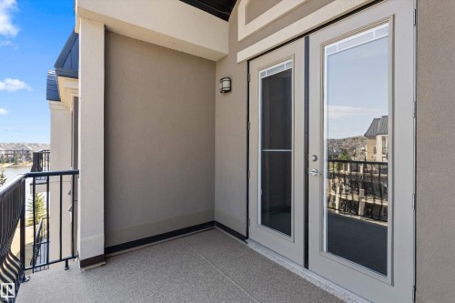 #449 6079 Maynard Wy Nw, Edmonton, AB - Outdoor With Balcony With Exterior
