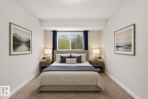 248 Dickinsfield Crest Nw, Edmonton, AB - Indoor Photo Showing Bedroom