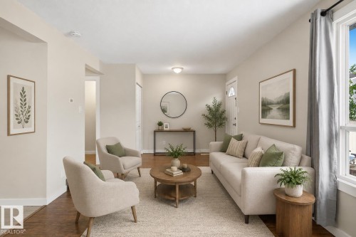 248 Dickinsfield Crest Nw, Edmonton, AB - Indoor Photo Showing Living Room