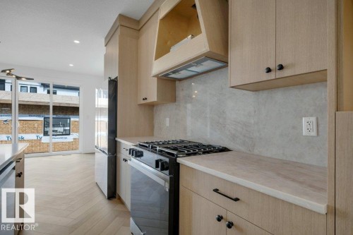 14706 103 Avenue Nw, Edmonton, AB - Indoor Photo Showing Kitchen With Upgraded Kitchen