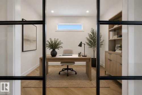 Virtually Staged - 14706 103 Avenue Nw, Edmonton, AB - Indoor Photo Showing Office