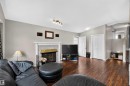 17132 96 Street Nw, Edmonton, AB  - Indoor Photo Showing Living Room With Fireplace 