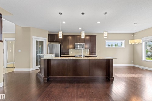 1133 Hays Drive Nw, Edmonton, AB - Indoor Photo Showing Kitchen With Upgraded Kitchen