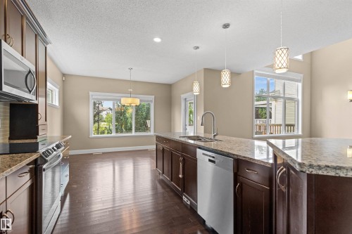 1133 Hays Drive Nw, Edmonton, AB - Indoor Photo Showing Kitchen With Upgraded Kitchen