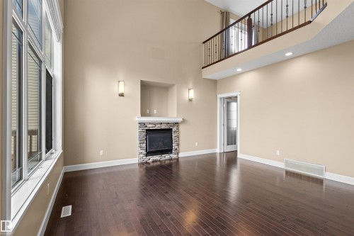 1133 Hays Drive Nw, Edmonton, AB - Indoor With Fireplace