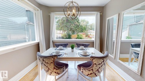 11406 66 Street Nw, Edmonton, AB - Indoor Photo Showing Dining Room