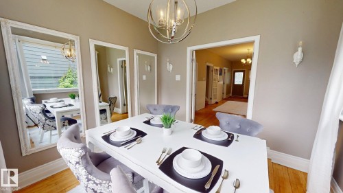11406 66 Street Nw, Edmonton, AB - Indoor Photo Showing Dining Room