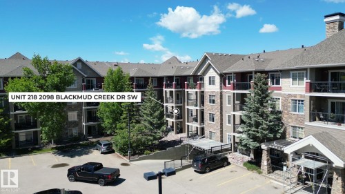 #218 2098 Blackmud Creek Dr Sw, Edmonton, AB - Outdoor With Balcony With Facade