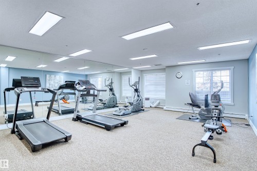 #218 2098 Blackmud Creek Dr Sw, Edmonton, AB - Indoor Photo Showing Gym Room