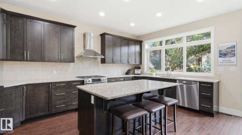 9847 92 Avenue Nw, Edmonton, AB - Indoor Photo Showing Kitchen With Upgraded Kitchen