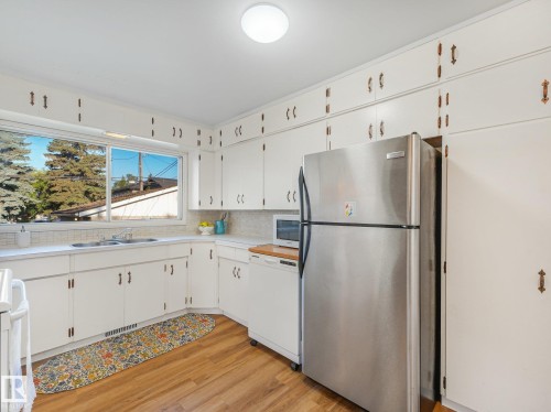 6112 105A Street Nw, Edmonton, AB - Indoor Photo Showing Kitchen With Double Sink