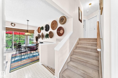Carpeted Stairs to Upper Level offering 3 Bedrooms, 2 Bathrooms - 350 Pearson Crescent Nw, Edmonton, AB - Indoor Photo Showing Other Room