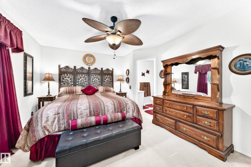 Stunning Ceiling Fan - 350 Pearson Crescent Nw, Edmonton, AB - Indoor Photo Showing Bedroom