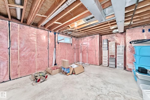 Framed - Insulated & Poly.  Smaller Window to Allow Natural Light in - 350 Pearson Crescent Nw, Edmonton, AB - Indoor Photo Showing Basement