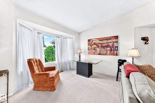 Bay window with multiple panes, providing natural illumination - 350 Pearson Crescent Nw, Edmonton, AB - Indoor