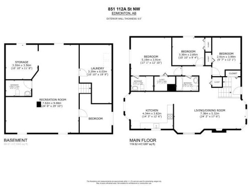 Floor plan - 851 112A Street Nw, Edmonton, AB - Other