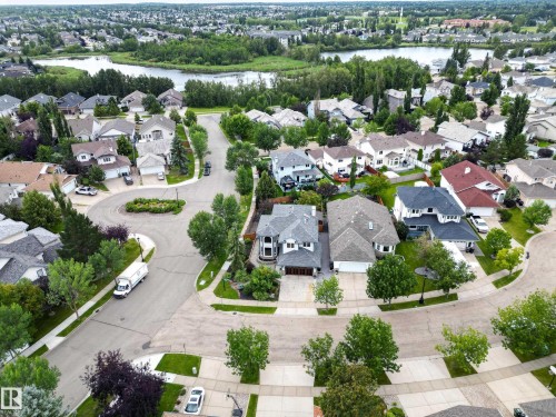 Established residential area featuring mature trees and a curvilinear street layout - 229 Hillcrest Crest, Sherwood Park, AB - Outdoor With View