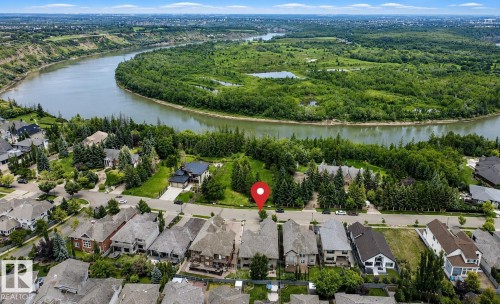 4810 Donsdale Drive Nw, Edmonton, AB - Outdoor With Body Of Water With View