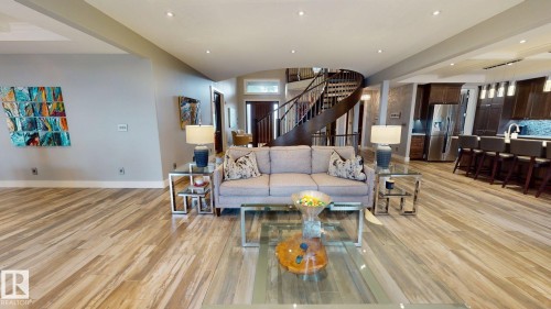 4810 Donsdale Drive Nw, Edmonton, AB - Indoor Photo Showing Living Room