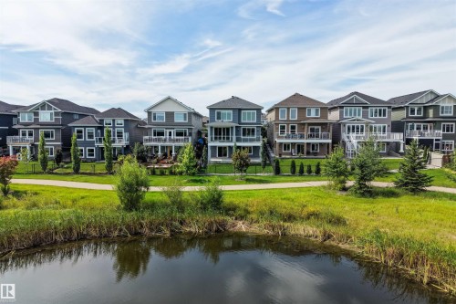 3415 Chickadee Drive Nw, Edmonton, AB - Outdoor With Body Of Water With Facade