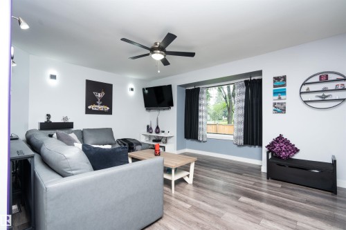 6111 119 Avenue Nw, Edmonton, AB - Indoor Photo Showing Living Room