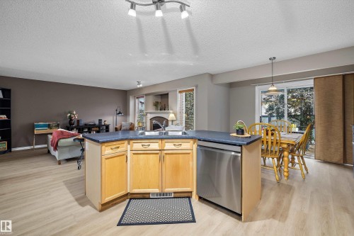 133 Greystone Crescent, Spruce Grove, AB - Indoor Photo Showing Kitchen With Double Sink
