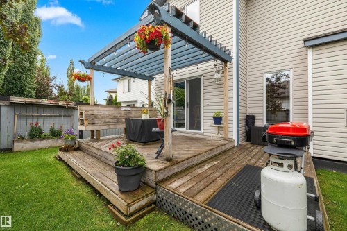 133 Greystone Crescent, Spruce Grove, AB - Outdoor With Deck Patio Veranda With Exterior