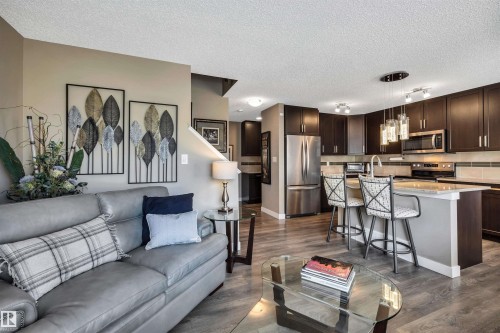 5033 Andison Close Sw, Edmonton, AB - Indoor Photo Showing Kitchen With Upgraded Kitchen