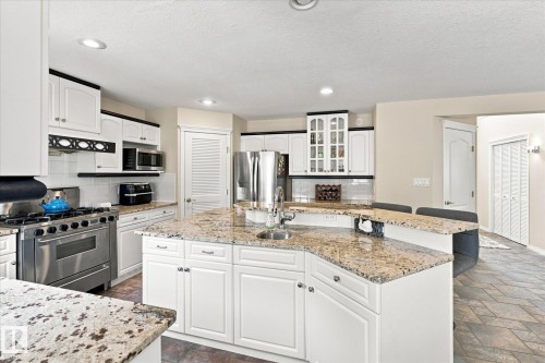 1312 116 Street Nw, Edmonton, AB - Indoor Photo Showing Kitchen With Upgraded Kitchen