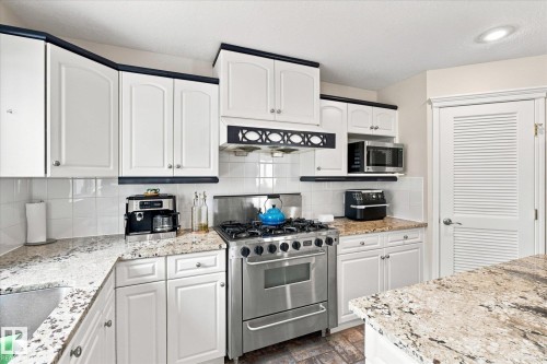 1312 116 Street Nw, Edmonton, AB - Indoor Photo Showing Kitchen With Upgraded Kitchen