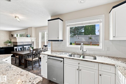 1312 116 Street Nw, Edmonton, AB - Indoor Photo Showing Kitchen With Double Sink