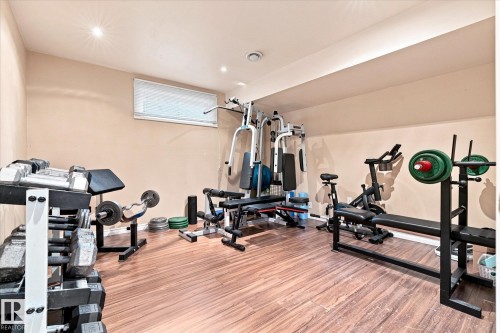 1312 116 Street Nw, Edmonton, AB - Indoor Photo Showing Gym Room