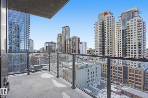 #1307 10238 103 St Nw, Edmonton, AB - Outdoor With Balcony