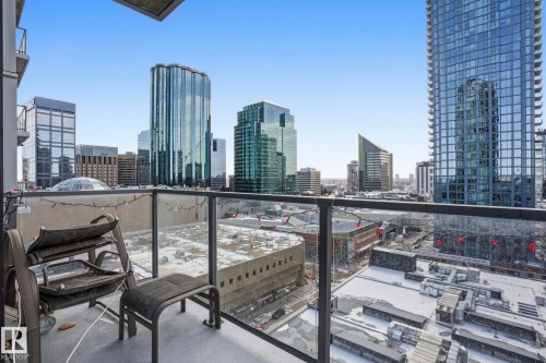 #1307 10238 103 St Nw, Edmonton, AB - Outdoor With Balcony