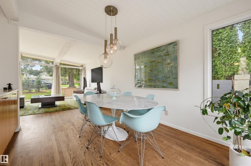 13808 Buena Vista Road Nw, Edmonton, AB - Indoor Photo Showing Dining Room