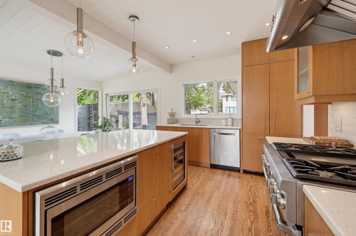 13808 Buena Vista Road Nw, Edmonton, AB - Indoor Photo Showing Kitchen