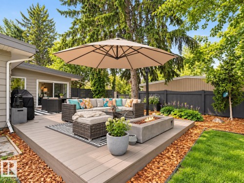 13808 Buena Vista Road Nw, Edmonton, AB - Outdoor With Deck Patio Veranda