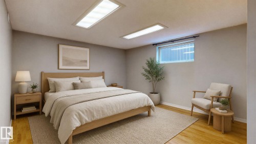 2nd bedroom in Legal Basement Suite. - 11031 152 Street Nw, Edmonton, AB - Indoor Photo Showing Bedroom