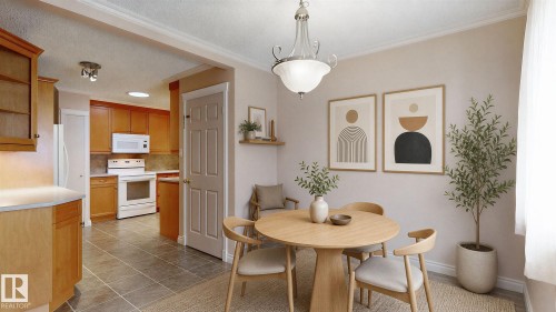 11031 152 Street Nw, Edmonton, AB - Indoor Photo Showing Dining Room
