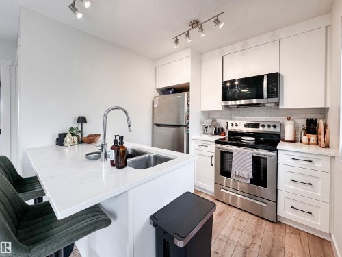 356 Jensen Lakes Boulevard, St. Albert, AB - Indoor Photo Showing Kitchen With Double Sink With Upgraded Kitchen