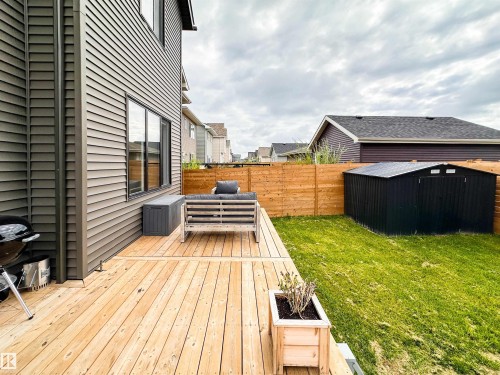 356 Jensen Lakes Boulevard, St. Albert, AB - Outdoor With Deck Patio Veranda With Exterior