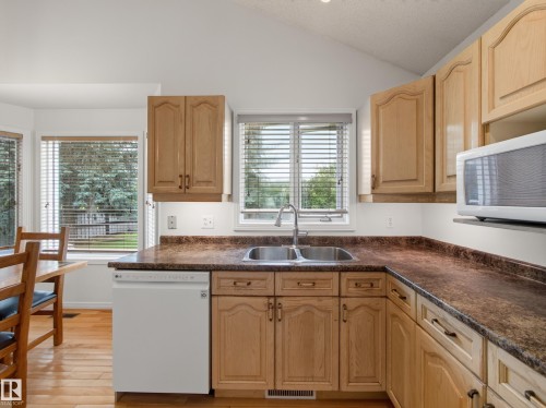 1404 Falconer Road Nw, Edmonton, AB - Indoor Photo Showing Kitchen With Double Sink