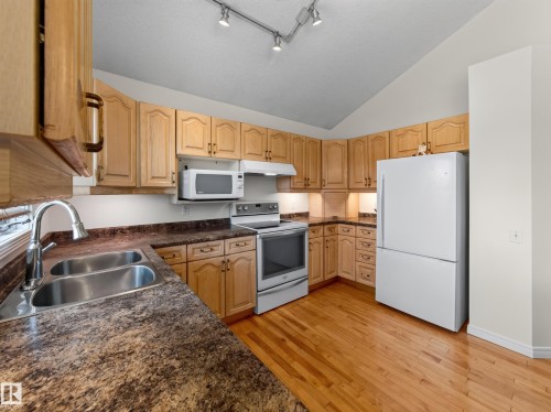 1404 Falconer Road Nw, Edmonton, AB - Indoor Photo Showing Kitchen With Double Sink