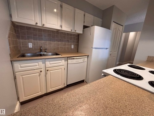#203 12831 66 St Nw, Edmonton, AB - Indoor Photo Showing Kitchen With Double Sink