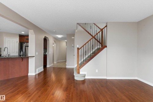 Hardwood flooring throughout the main level - 20845 92A Avenue Nw, Edmonton, AB - Indoor