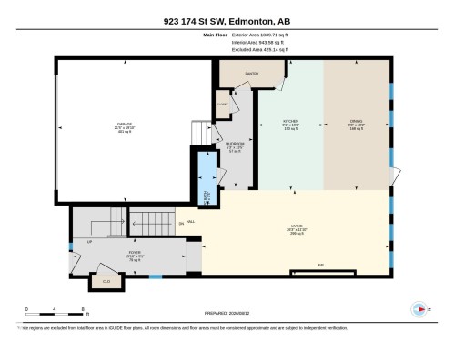 Floor plan - 923 174St Sw, Edmonton, AB 